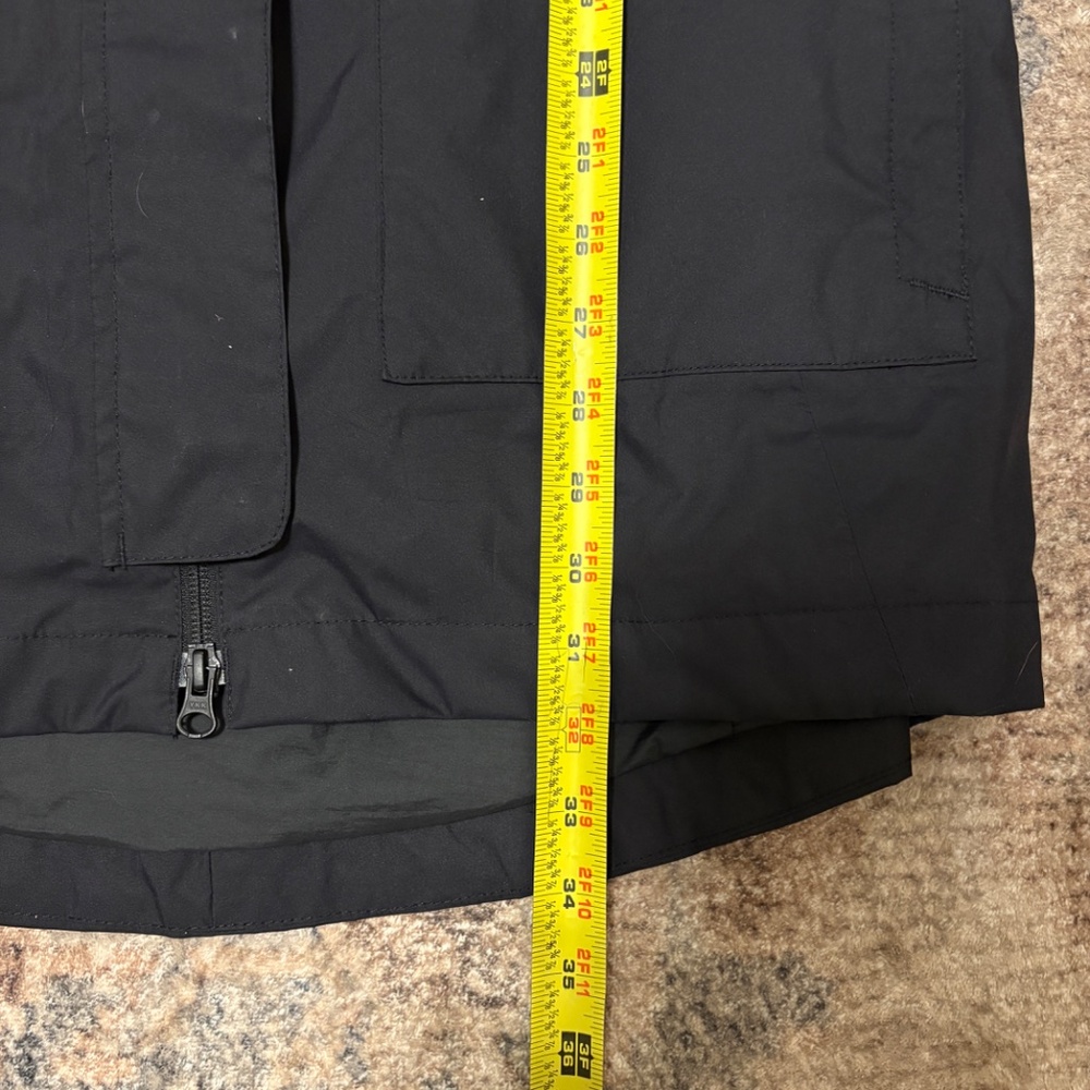 The North Face Women's Tomales Bay Full-Zip Rain Jacket M Black Logo No Hood - Picture 10 of 10